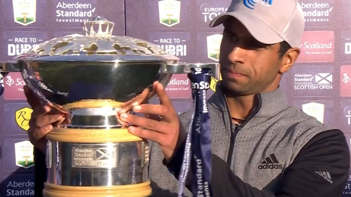 Aaron Rai beats Tommy Fleetwood in play-off to win Scottish Open